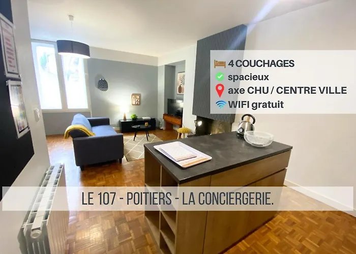 Le 107 - - Chu - La Conciergerie. * Poitiers